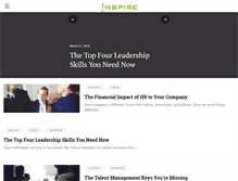 Tablet Screenshot of inspiremarketingservices.com